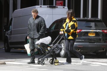 Emily Ratajkowski And Sebastian Bear Mcclard Out With Their Baby New York
