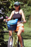 Emily Ratajkowski Out Bike Ride Hamptons