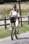 Emily Ratajkowski Out Riding Bike Hamptons
