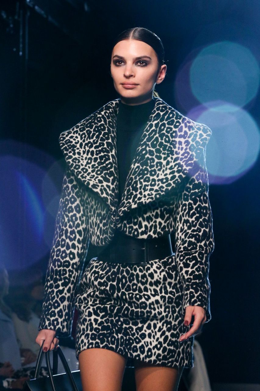 Emily Ratajkowski Walks Runway Michael Kors Fashion Show New York