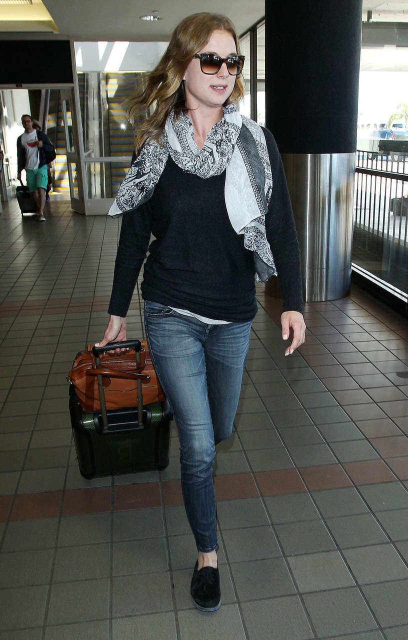 Emily Vancamp Arrives Lax Airport Los Angeles