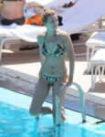 Emily Vancamp Bikini Poolside Monaco