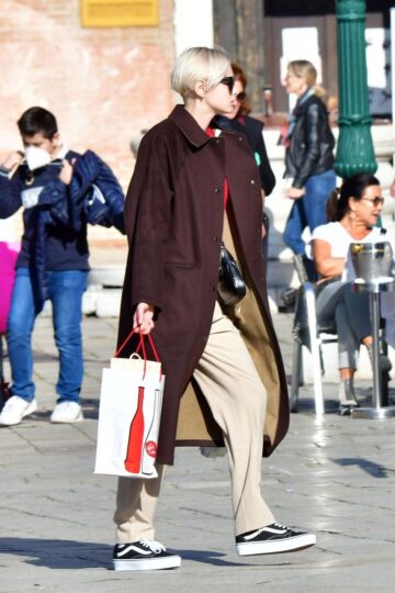 Emma Corrin Out Shopping Venice