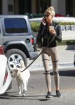 Emma Herman Out With Her Dog West Hollywood