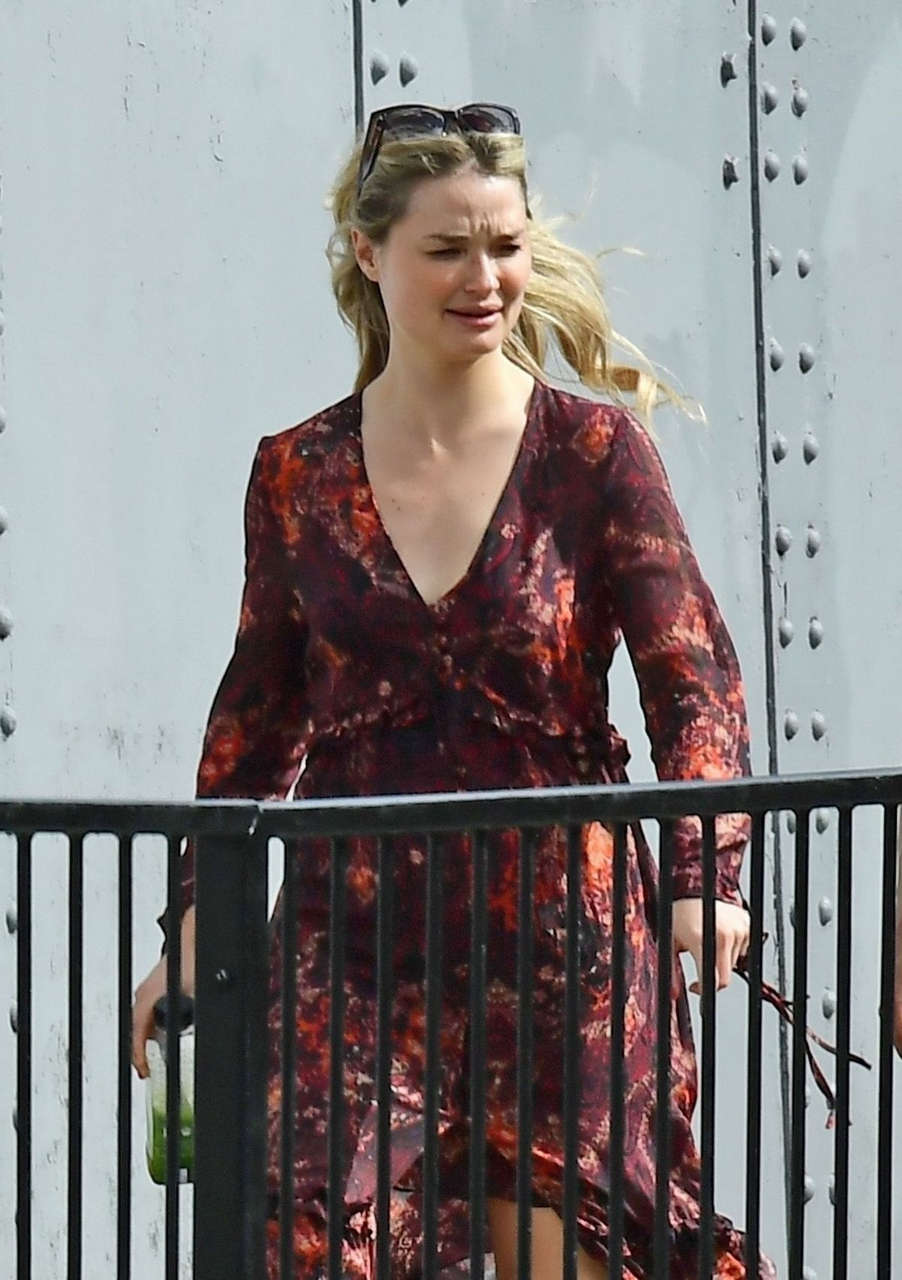Emma Rigby Out About Notting Hill