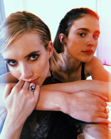 Emma Roberts And Margaret Qualley Hot