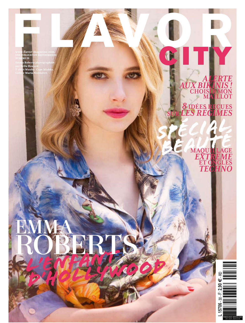 Emma Roberts Flavor City Magazine