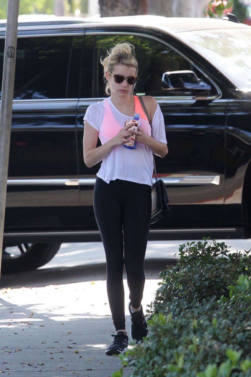 Emma Roberts Heading To Gym West Hollywood 1