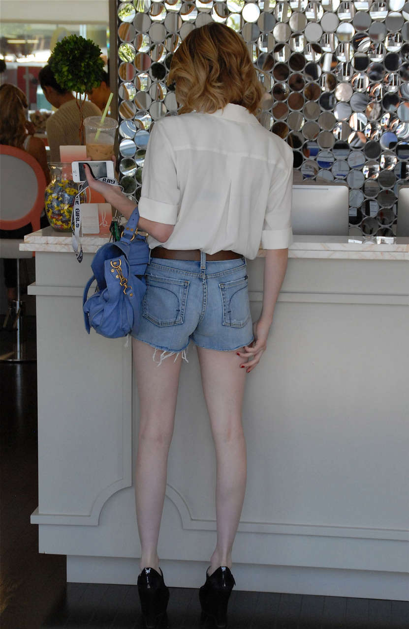 Emma Roberts Leggy Candids Out About West Hollywood