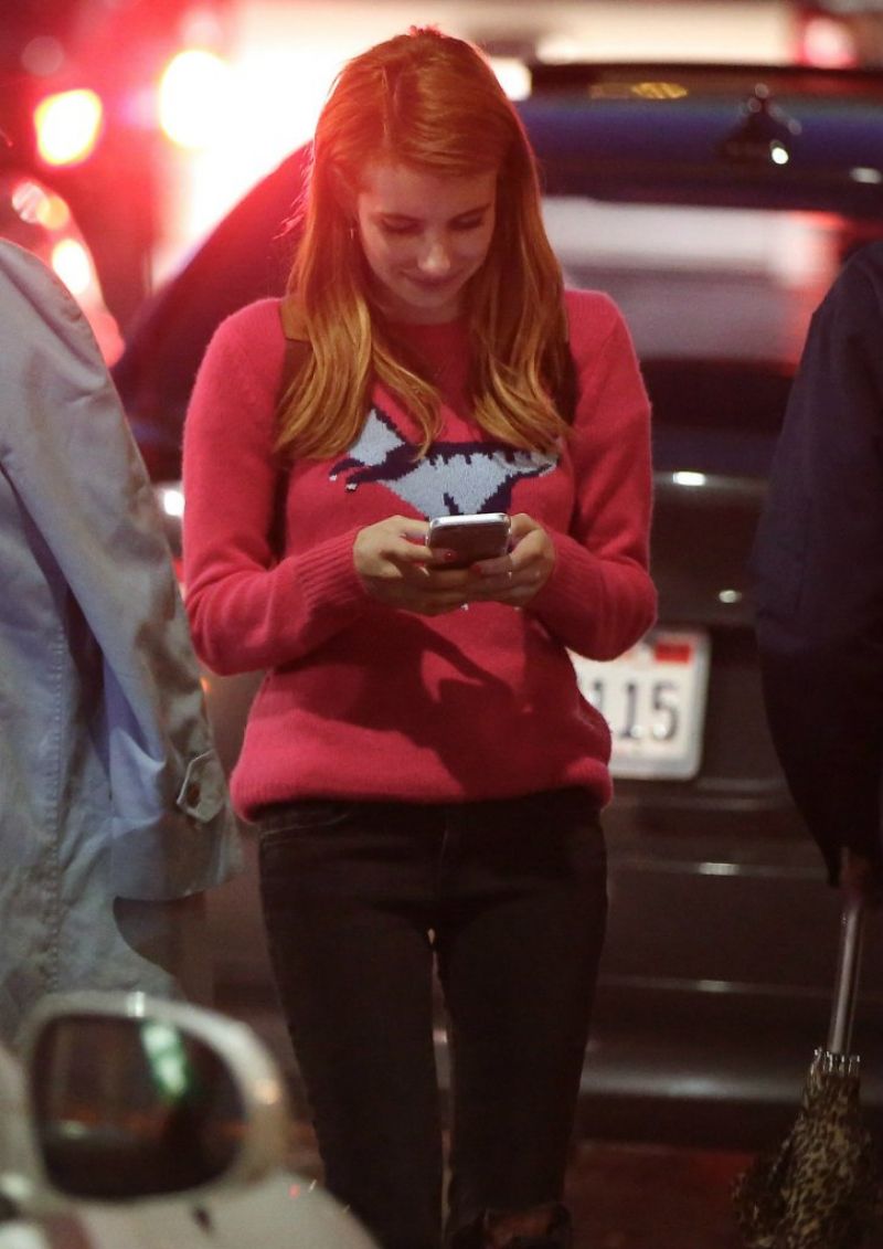 Emma Roberts Night Out West Hollywood