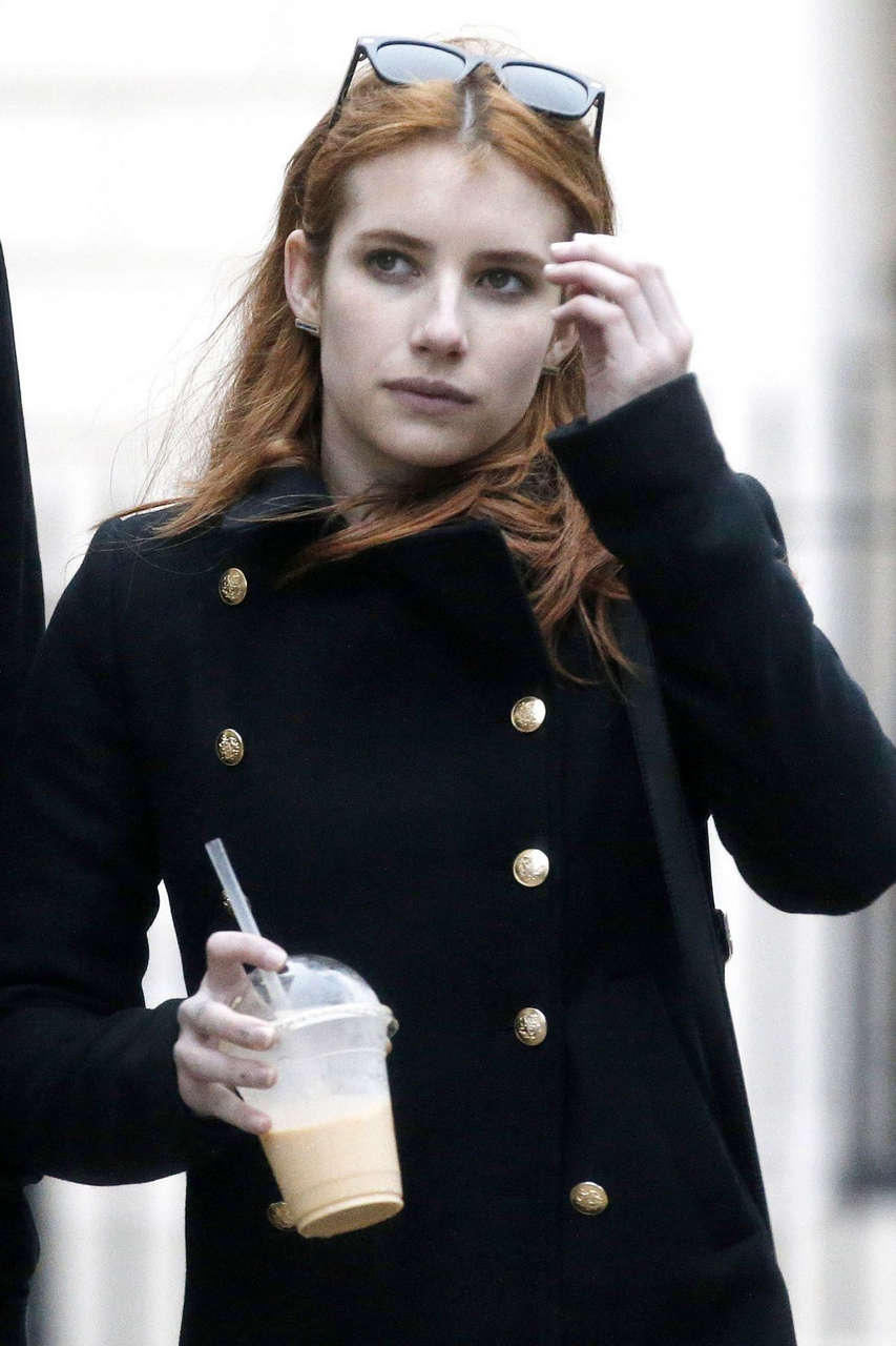 Emma Roberts Out About London