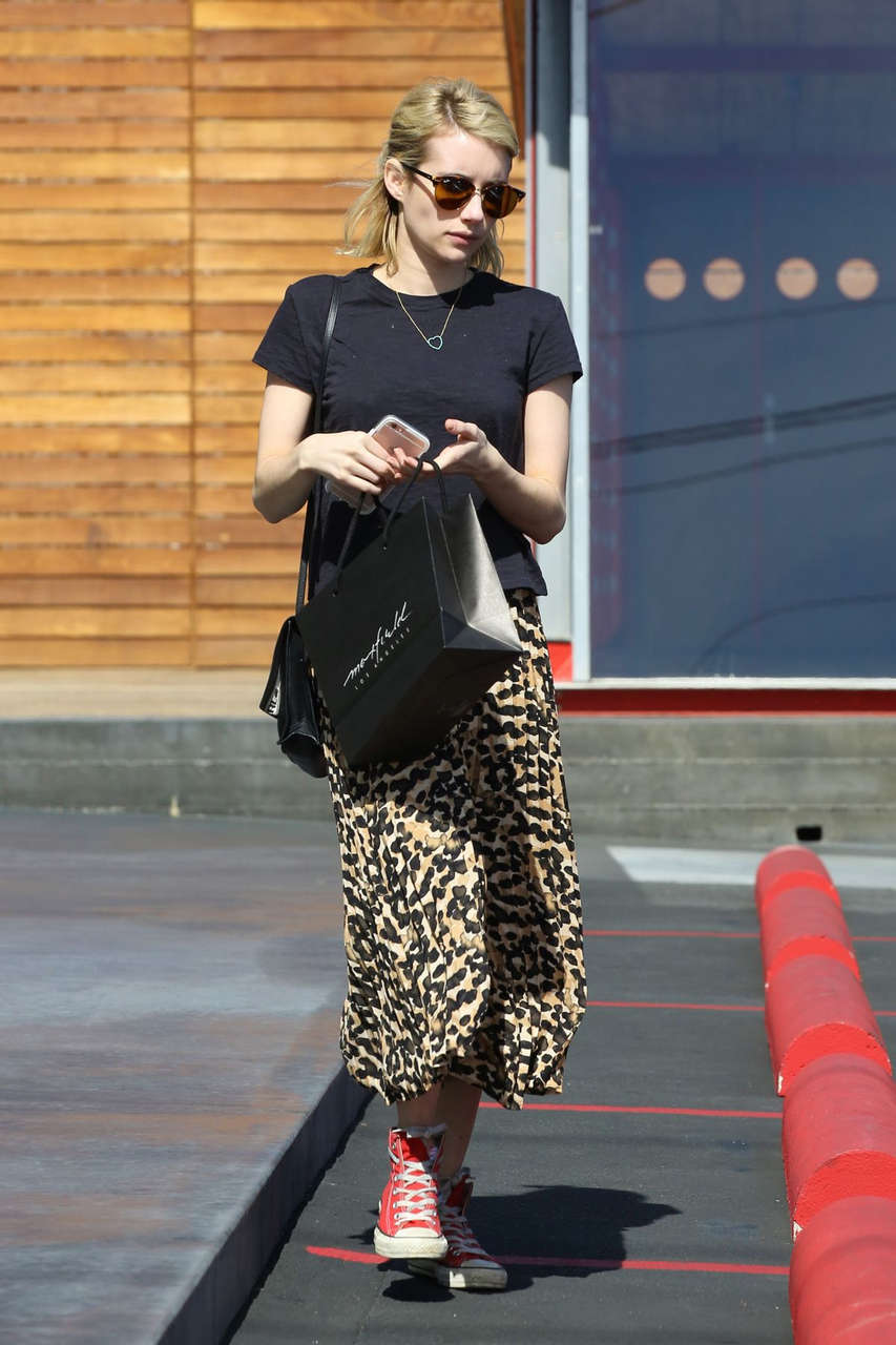 Emma Roberts Out About Los Angeles