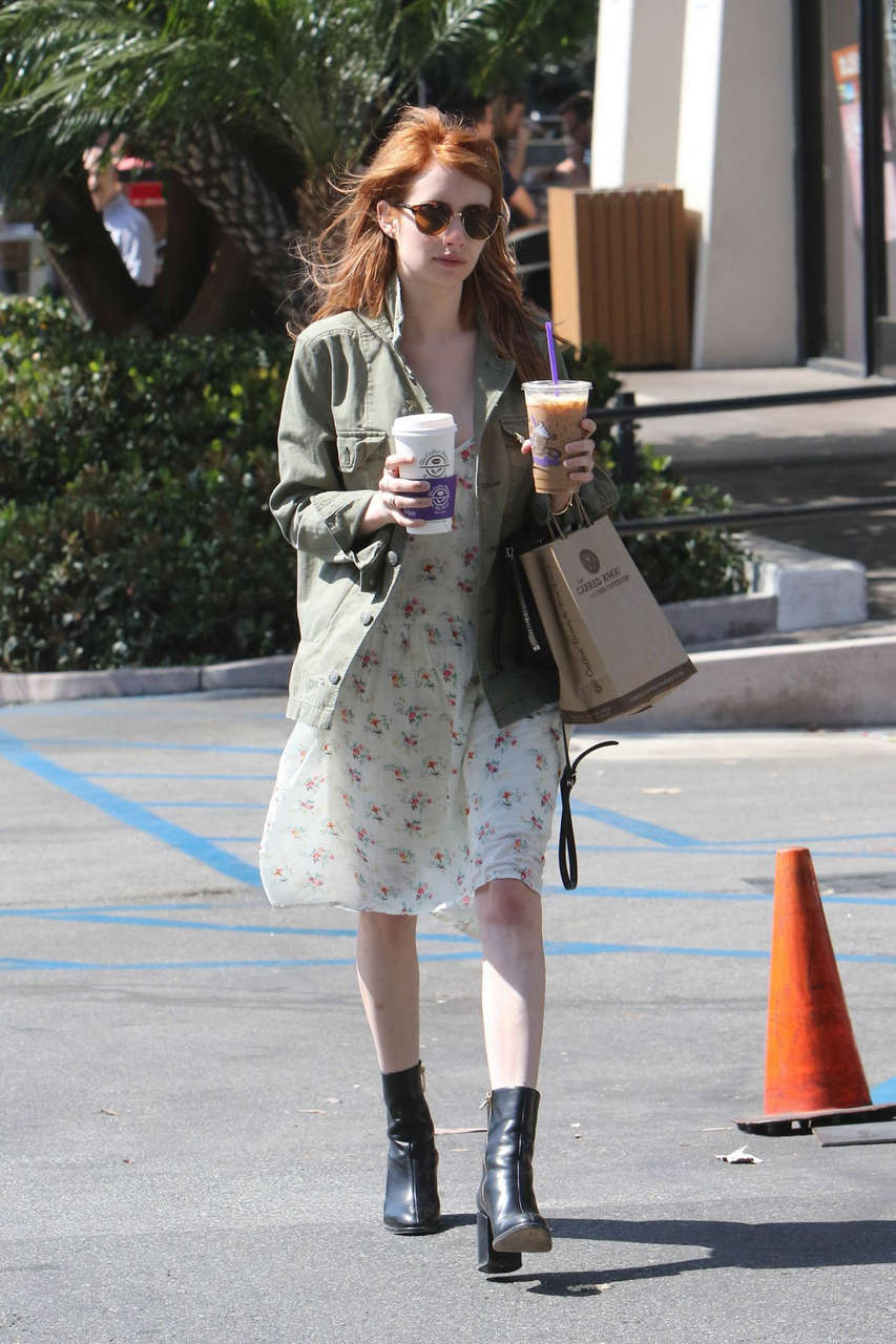Emma Roberts Out About West Hollywood