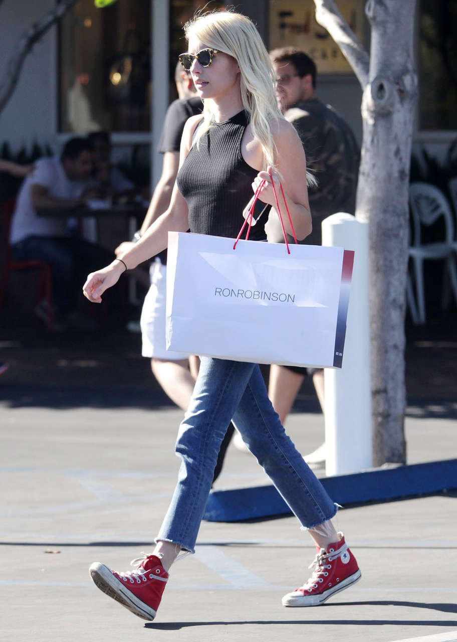 Emma Roberts Out About West Hollywood