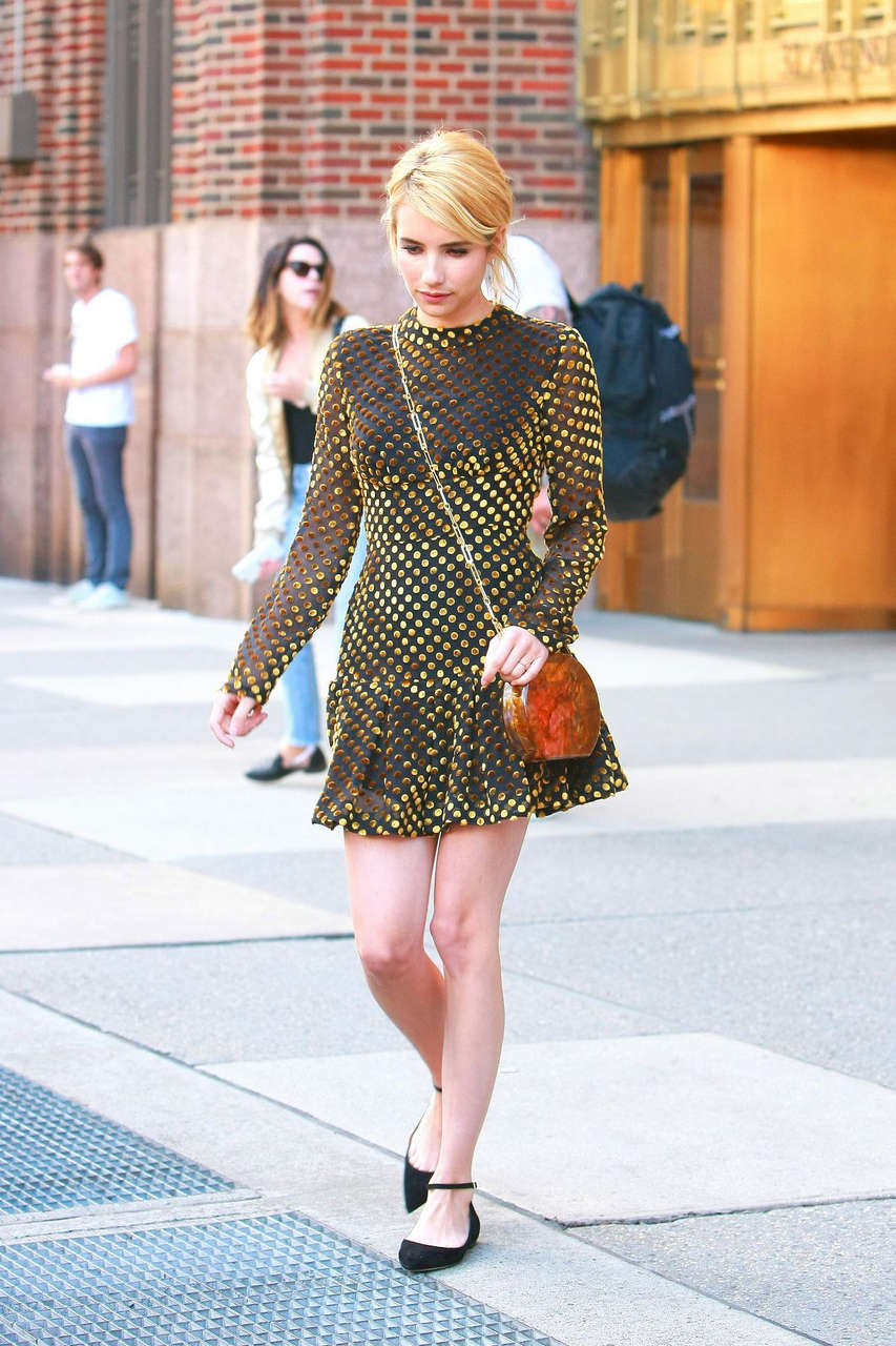 Emma Roberts Out New York