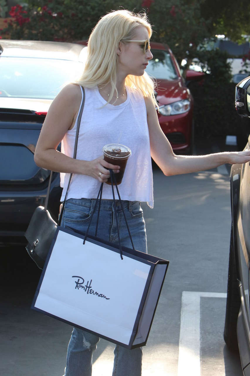 Emma Roberts Out Shopping West Hollywood