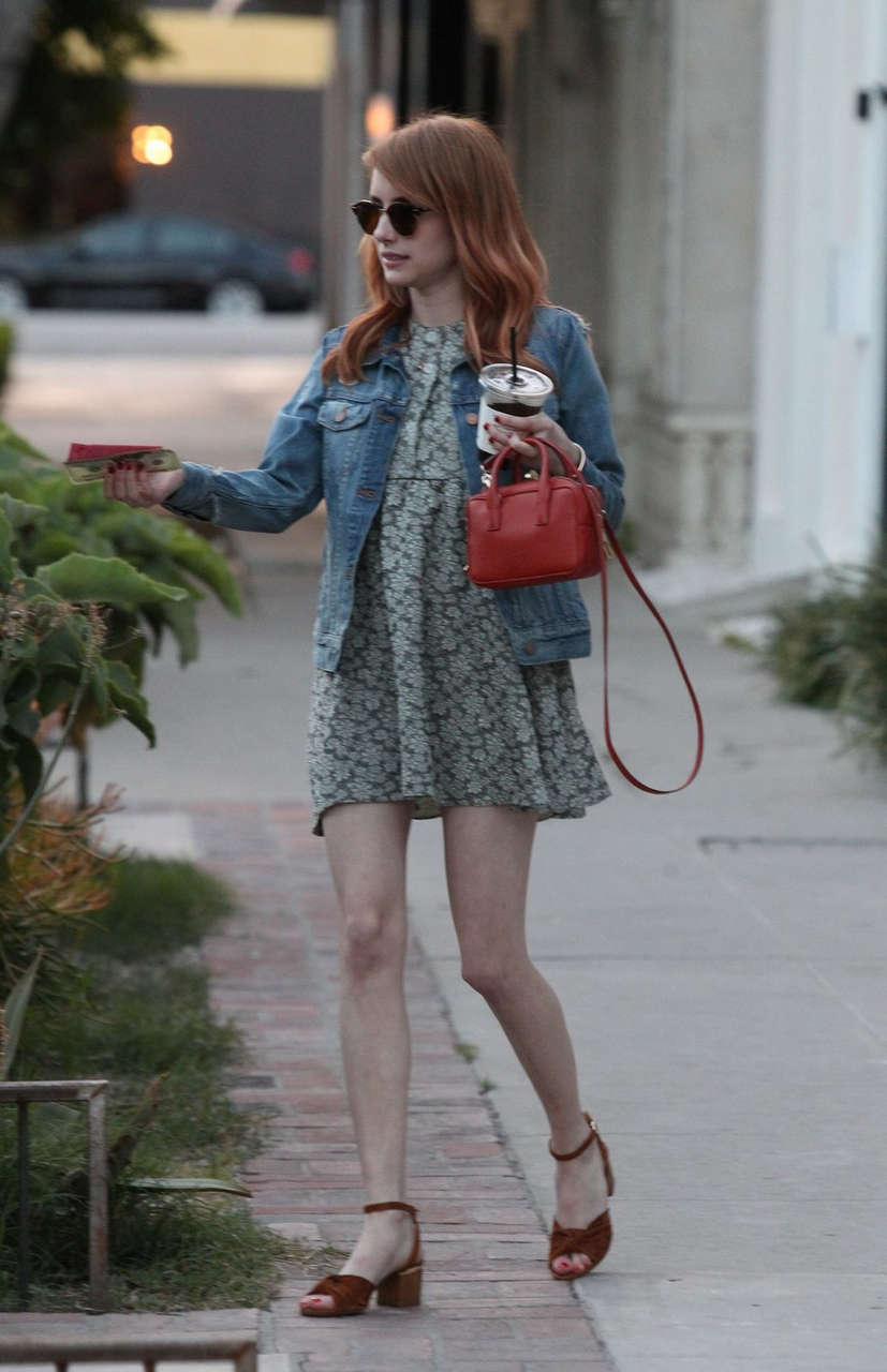 Emma Roberts Out West Hollywood