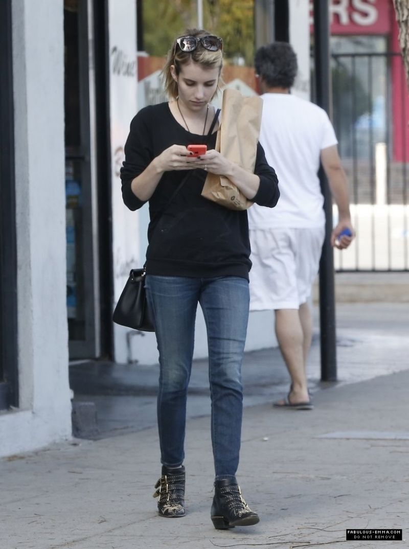 Emma Roberts Shopping West Hollywood