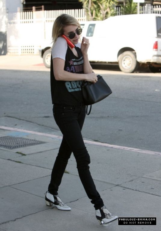 Emma Roberts Shopping West Hollywood