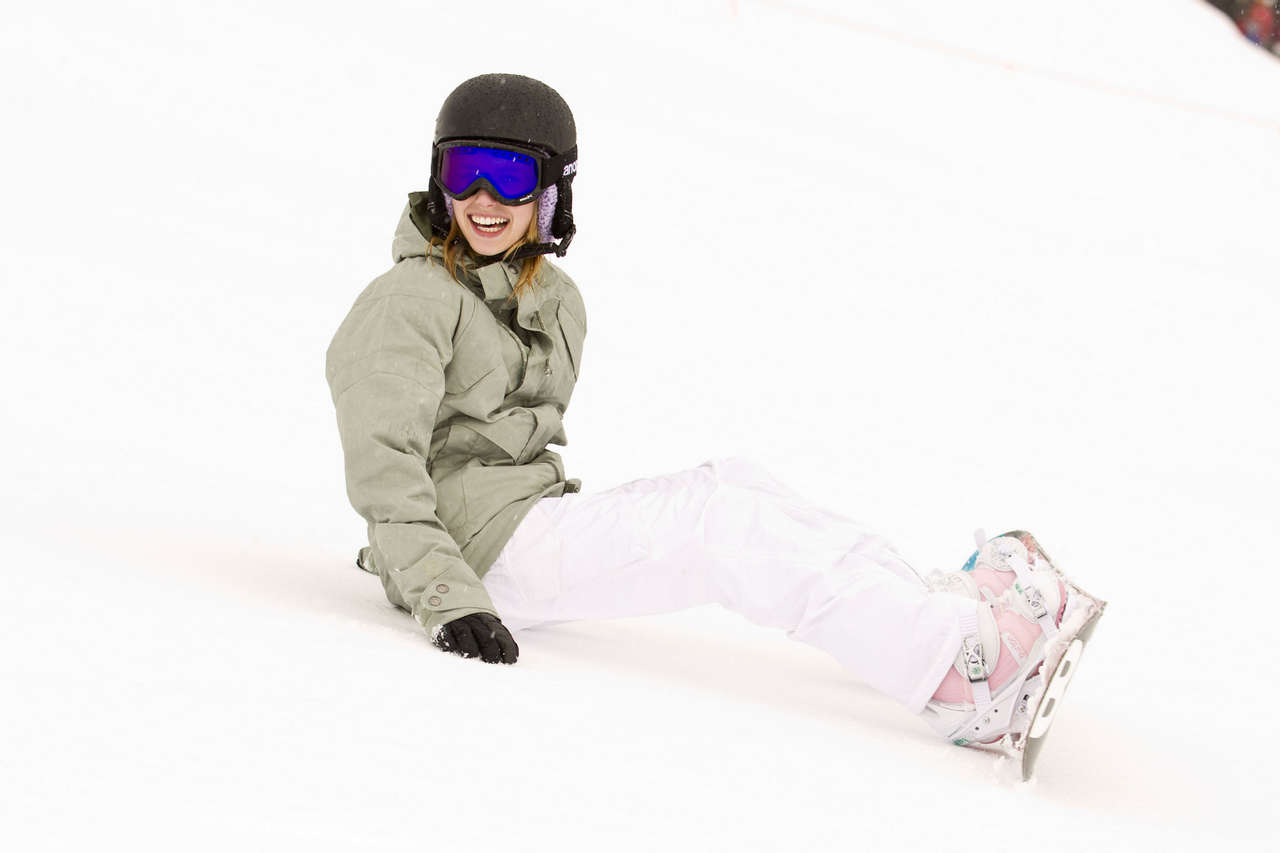 Emma Roberts Snowboarding Park City Utah