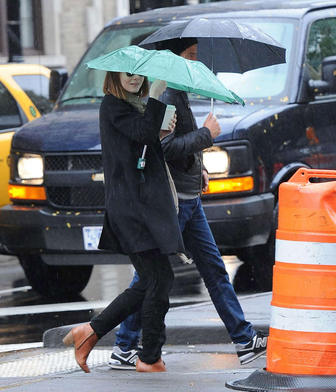 Emma Stone Andrew Garfield Out About New York