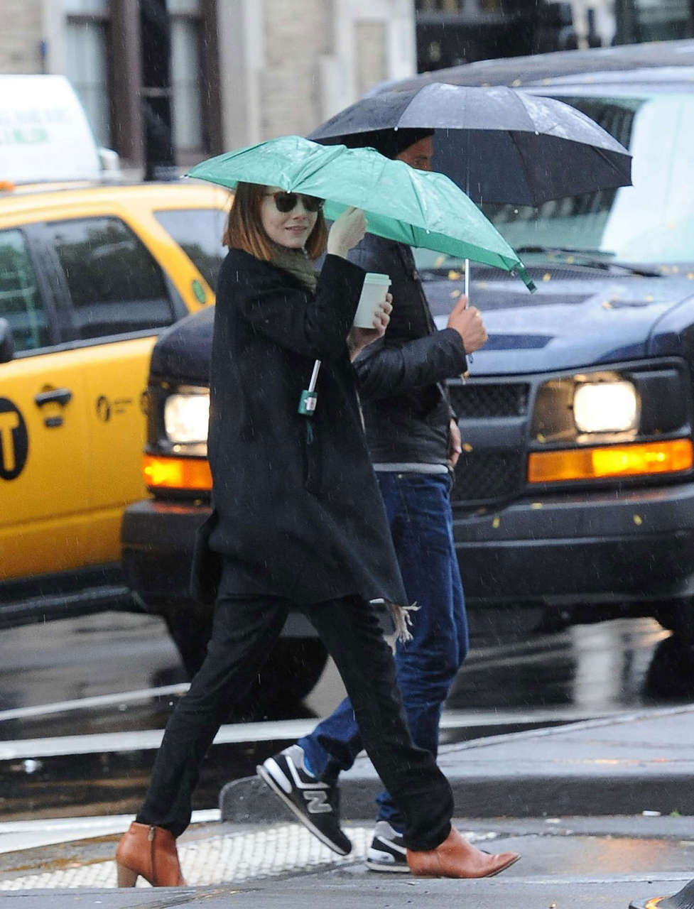 Emma Stone Andrew Garfield Out About New York