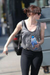 Emma Stone Arrives Gym Los Angeles