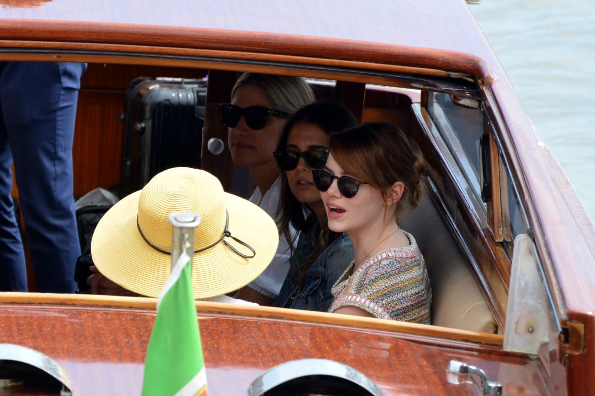 Emma Stone Arrives Venice Film Festival Venice