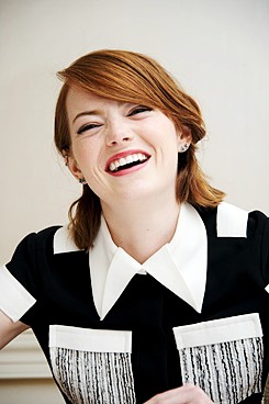 Emma Stone At The Birdman Press Conference At
