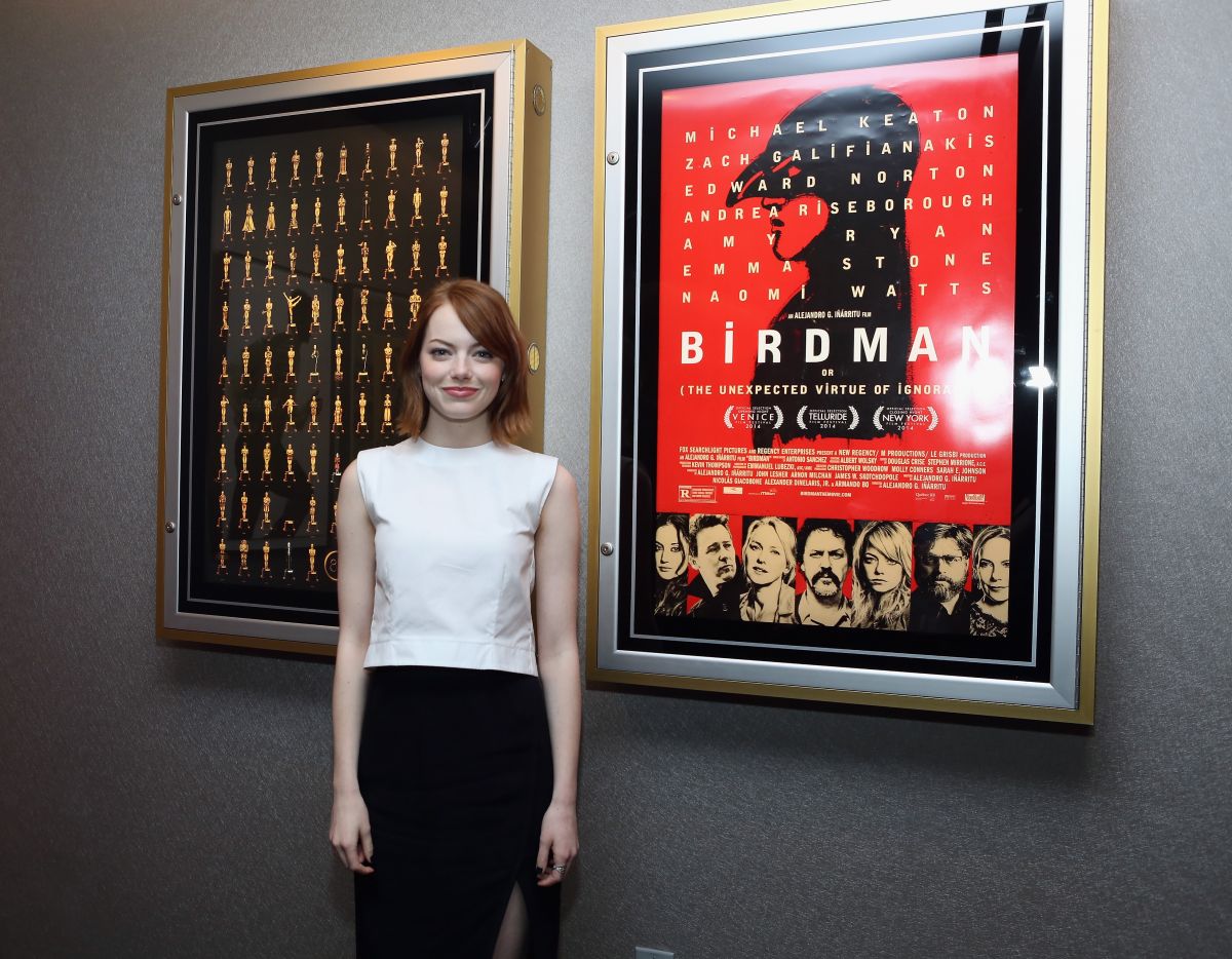 Emma Stone Birdman Ampas Screening New York