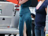 Emma Stone Filming Gangster Squad