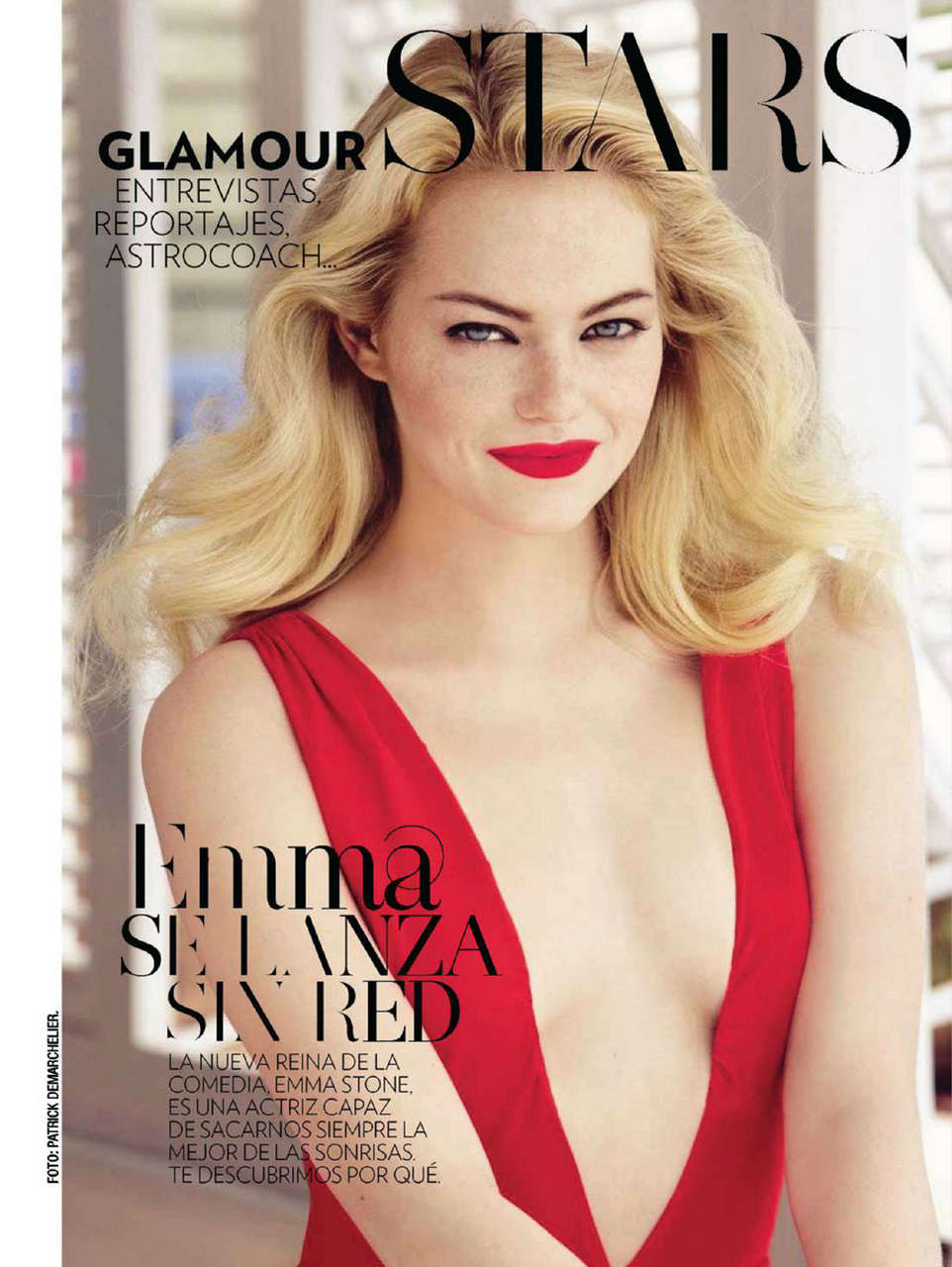 Emma Stone Glamour Magazine Spain July 2012 Issue