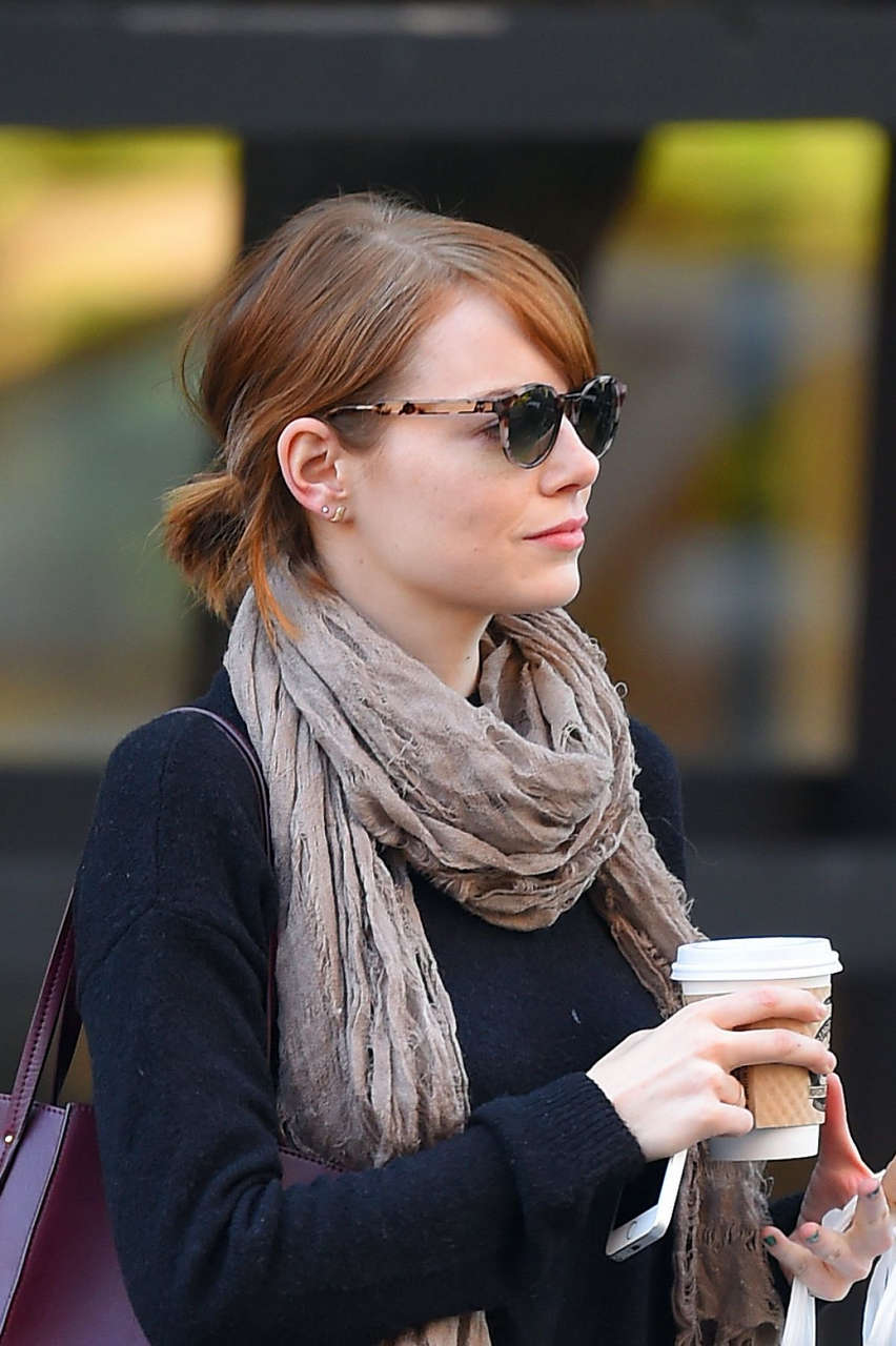 Emma Stone Jeans Out About New York