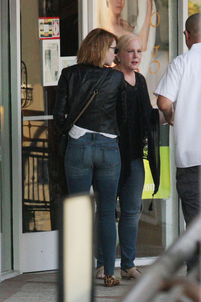 Emma Stone Jeans Out Beverly Hills