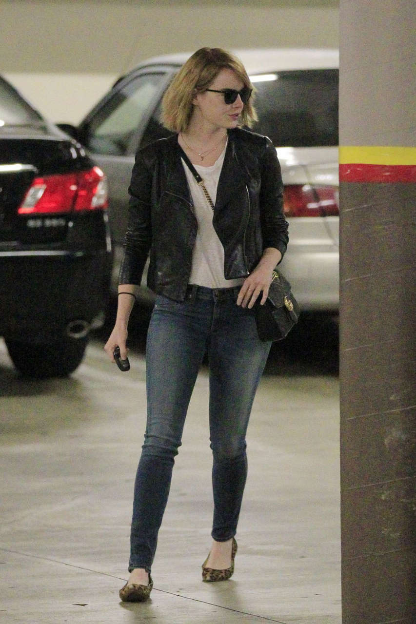 Emma Stone Jeans Out Beverly Hills