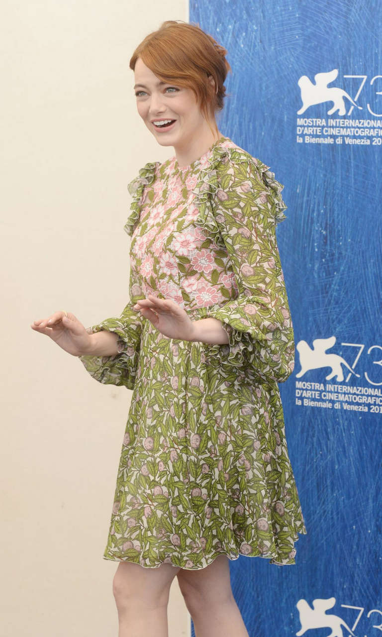 Emma Stone La La Land Photocall 73rd Venice Film Festival