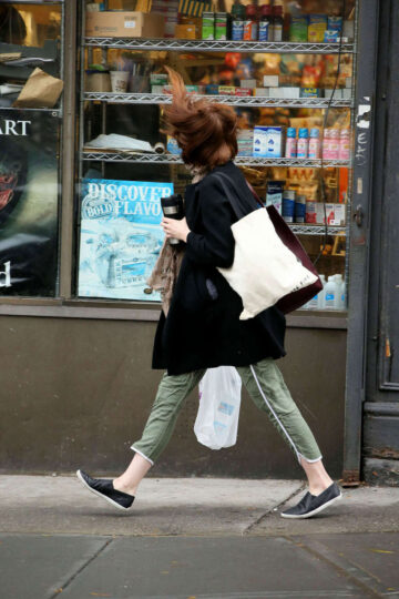 Emma Stone Out Shopping New York