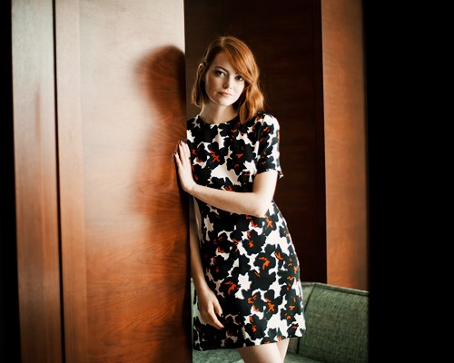 Emma Stone Photographed By Todd Heisler For The