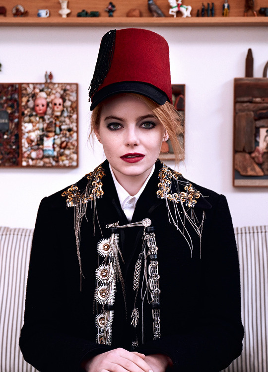 Emma Stone Photographed For Love Magazine
