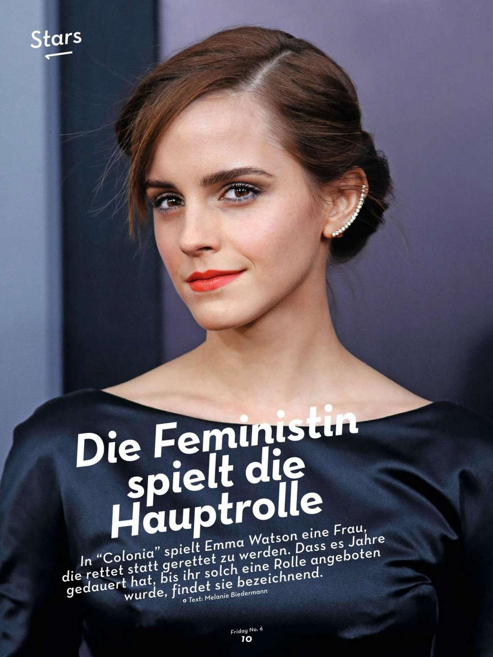 Emma Watson 20 Minuten Friday No 6 February 2016 Issue