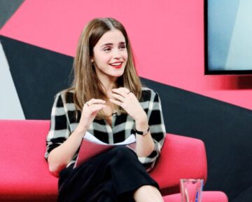 Emma Watson At Facebook Hq During A Live Q A For