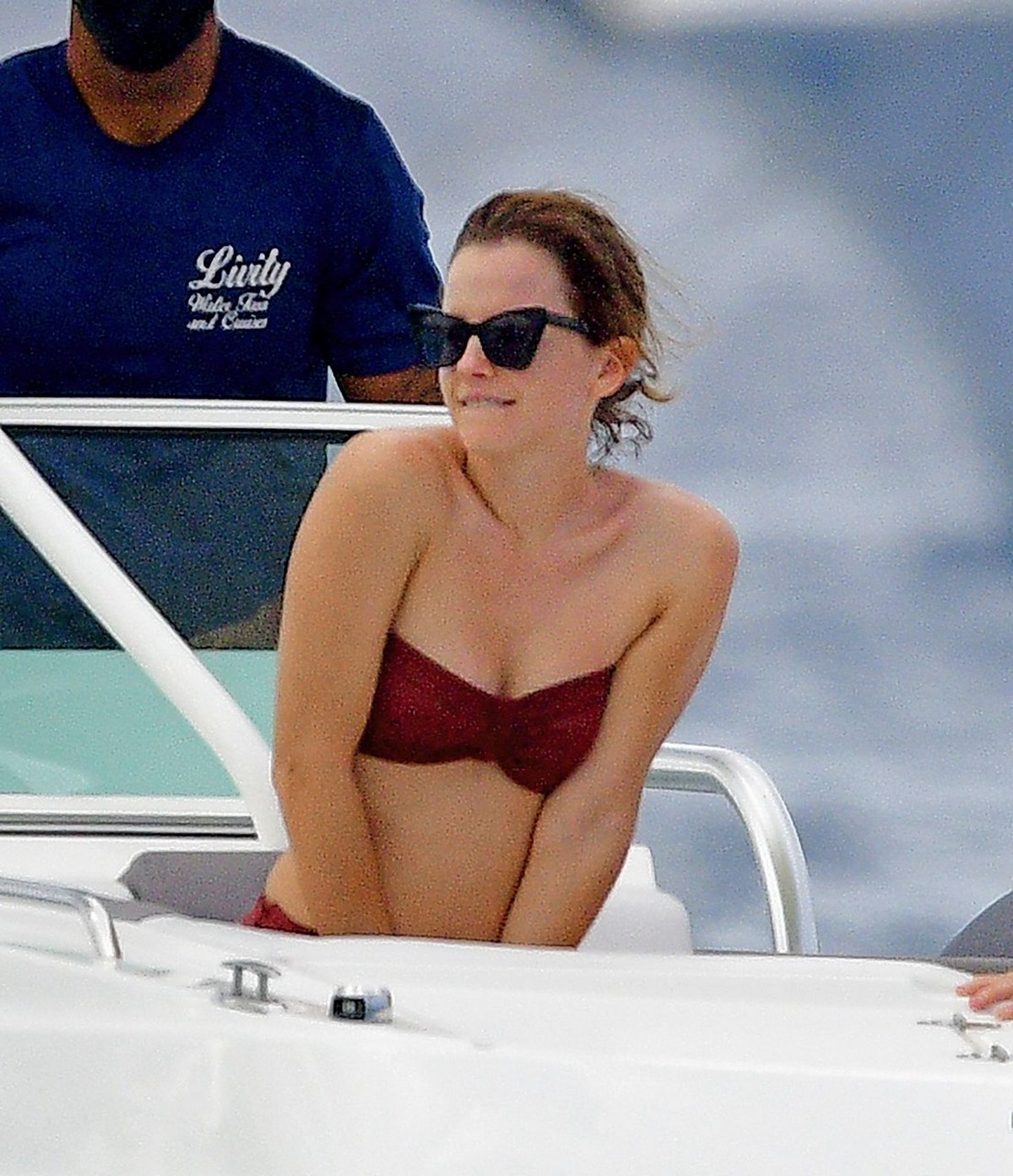 Emma Watson Bikini Beach Barbados