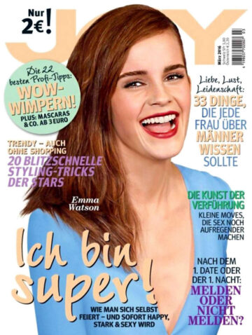 Emma Watson Joy Magazine March 2016 Issue