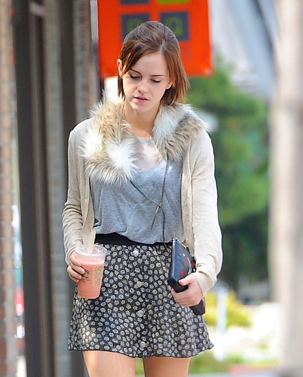 Emma Watson Leggy Candids Leaving Urth Cafe Beverly Hills