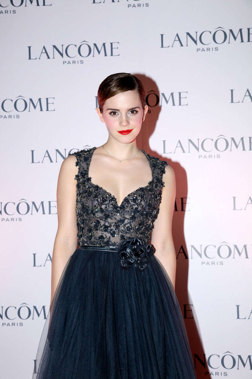 Emma Watson Promotional Event For Lancome Hong Kong