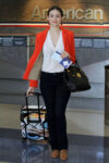 Emmy Rossum Departet From Lax Airport