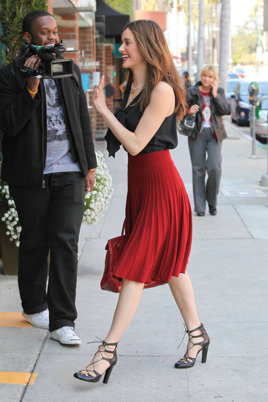 Emmy Rossum Heading To Doctors Office Beverly Hills