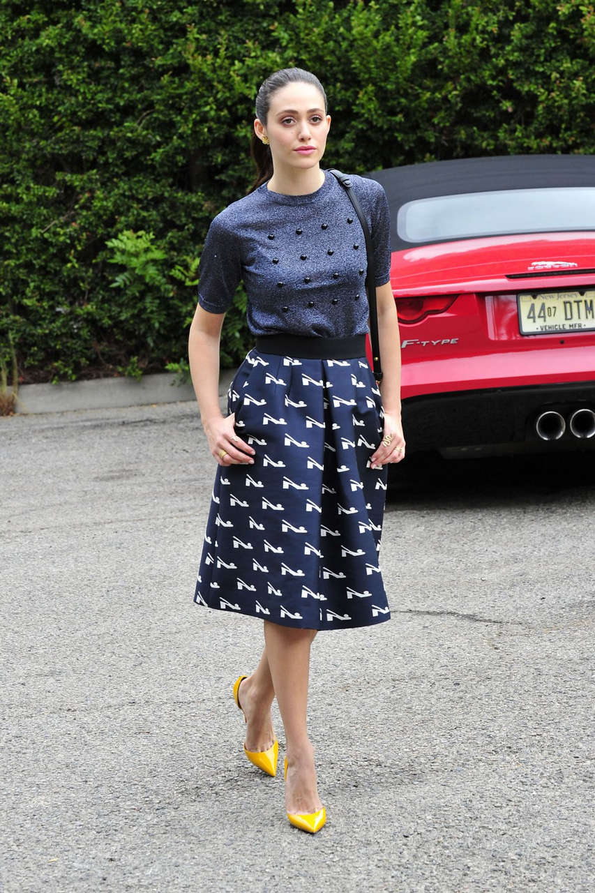 Emmy Rossum Out About Beverly Hills