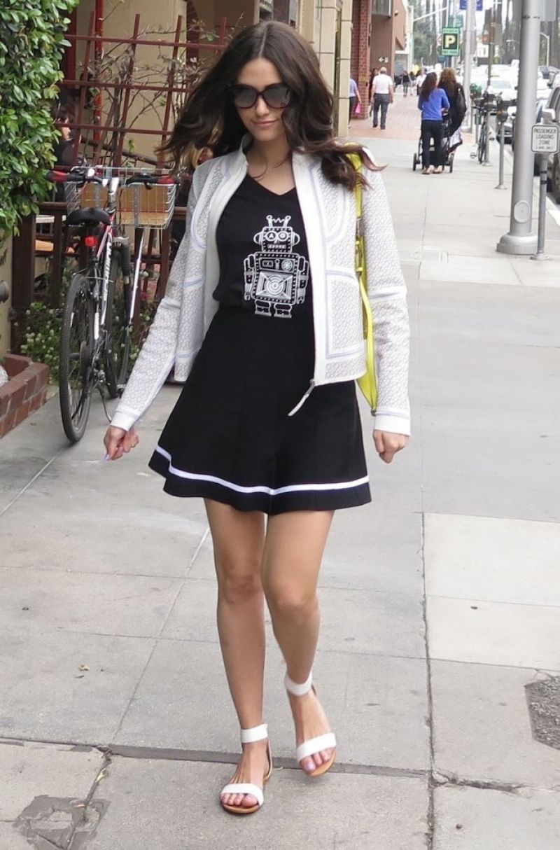 Emmy Rossum Out About Beverly Hills