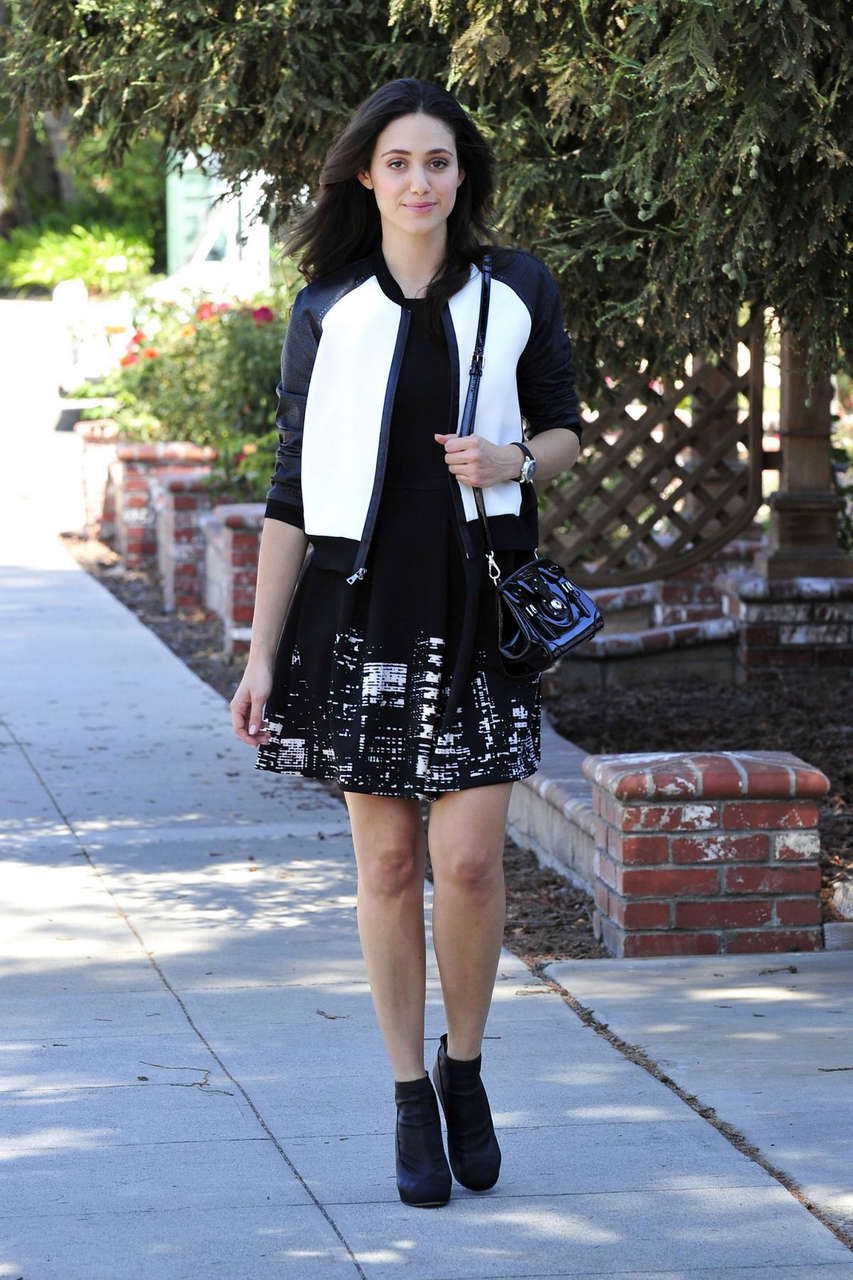 Emmy Rossum Out About Burbank